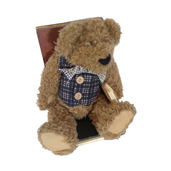 Boyds Bears Girl & Boy TEDDY BEARS Bookends Plush Stuffed Animals Books Are Fun - Picture 8 of 10